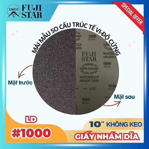 Giấy nhám dĩa #1000 10inch - Sankyo (LD) - Không keo