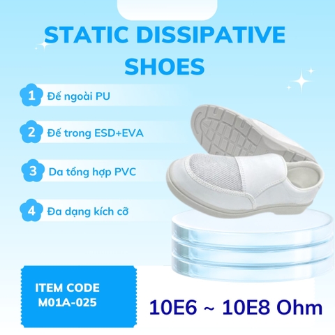 Giày phân tán tĩnh điện Model M01A-025
