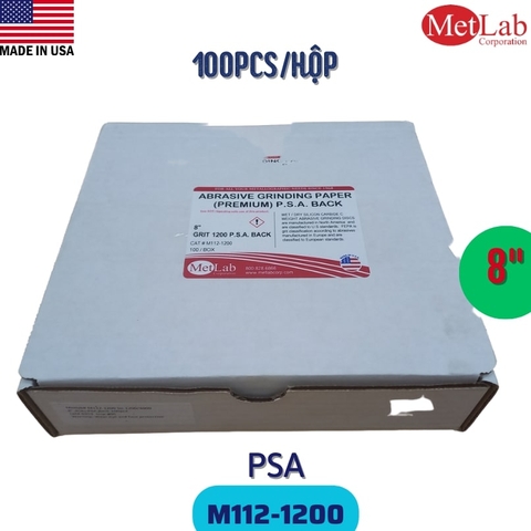 Giấy nhám 1200 8" có keo dán M112-1200