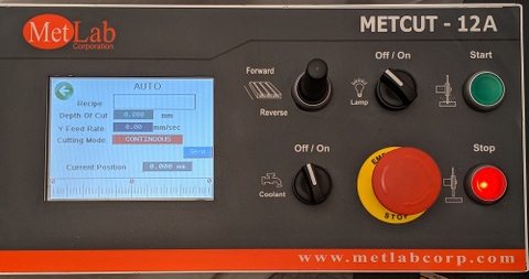 Máy cắt mẫu tự động Metcut 12A
