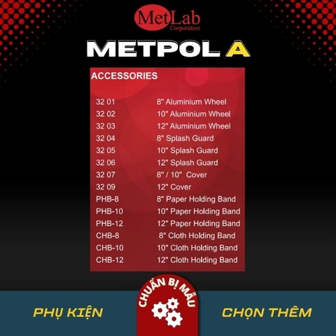 Máy mài và đánh bóng tự động Metpol A central force