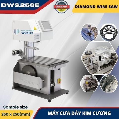 Máy cưa dây kim cương-diamond wire saw DWS.250E | Diamondwiretec