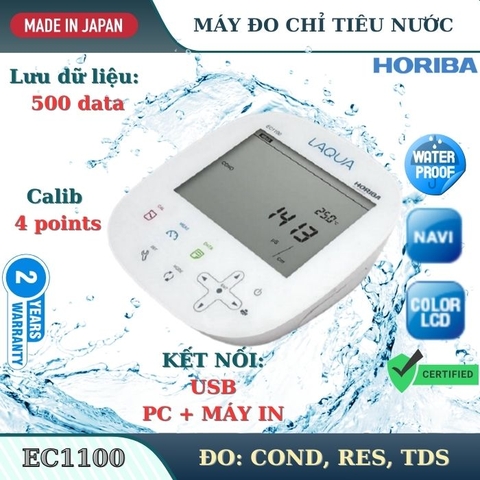 Máy đo chỉ tiêu nước Horiba model EC1100