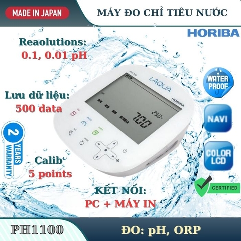 Máy đo chỉ tiêu nước Horiba model pH1100