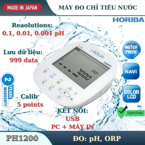 Máy đo chỉ tiêu nước Horiba model pH1200