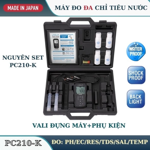 Máy đo chỉ tiêu nước cầm tay PC210-K