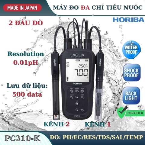 Máy đo chỉ tiêu nước cầm tay PC210-K
