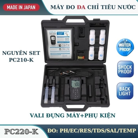 Máy đo chỉ tiêu nước cầm tay PC220-K
