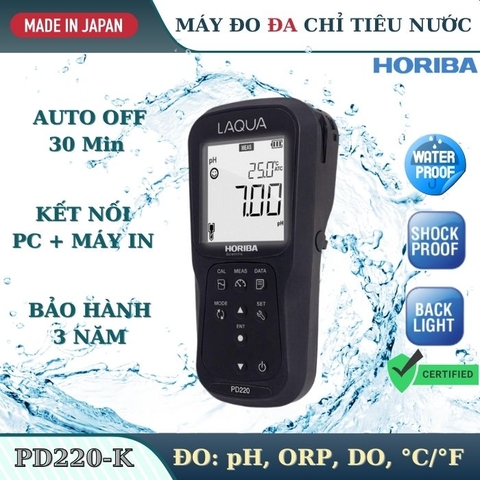 Máy đo chỉ tiêu nước cầm tay model PD220-K