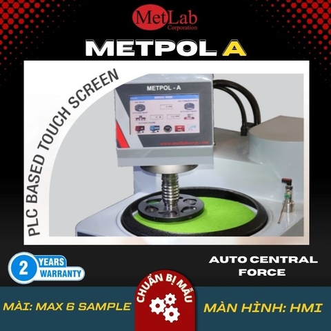 Máy mài và đánh bóng tự động Metpol A central force
