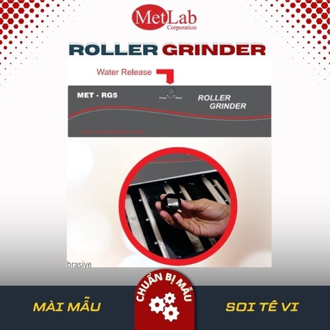 Máy mài dây Met RG5 cho mẫu thạch học