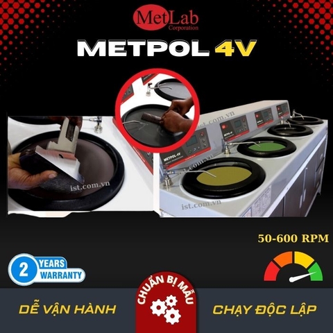 Máy mài và đánh bóng Module Metpol 4V