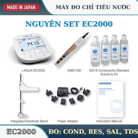 Máy đo chỉ tiêu nước Horiba model EC2000