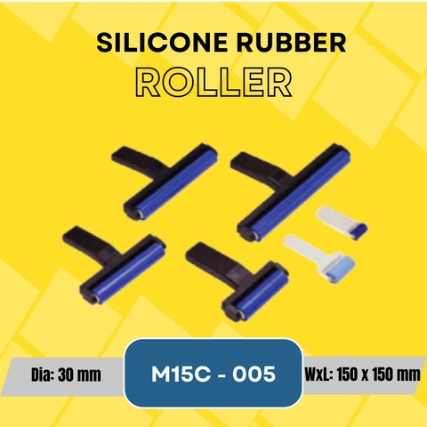 Con lăn cao su silicon model M15C-005