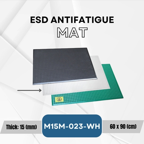 Thảm dậm chân chống mỏi tĩnh điện M15M-023-WH
