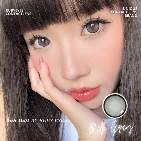 Kính Áp Tròng Màu Xám Milk Gray