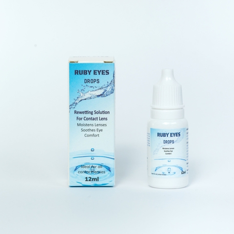 Nước Nhỏ Mắt RUBYEYES Cho Người Sử Dụng Kính Áp Tròng