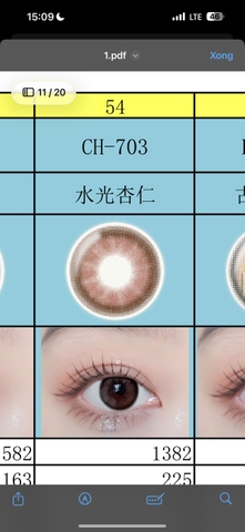 Lens Mắt CH-703
