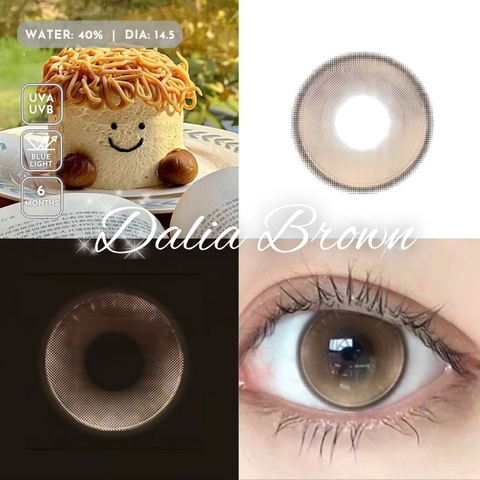 Kính Áp Tròng Dreamoon Màu Nâu Dalia Brown