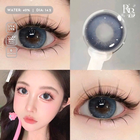 Kính Áp Tròng Màu Xanh Basque Blue