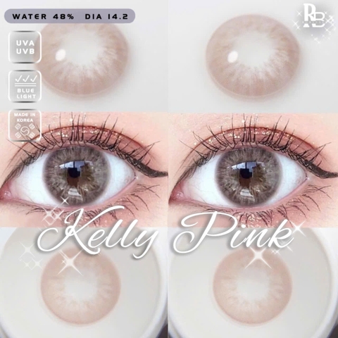 Kính Áp Tròng Ruby Eyes Màu Hồng Kelly Pink
