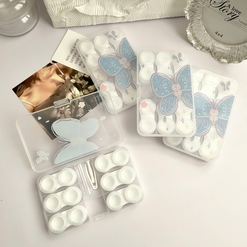 Khay 6 Cặp Lens Hình Bướm