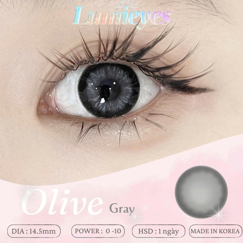 Lens 1 Ngày Màu Xám Olive Gray 14.5mm