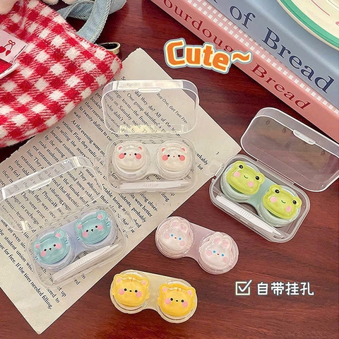 Khay Đựng Charm Kính Áp Tròng Kawaii Lens Box