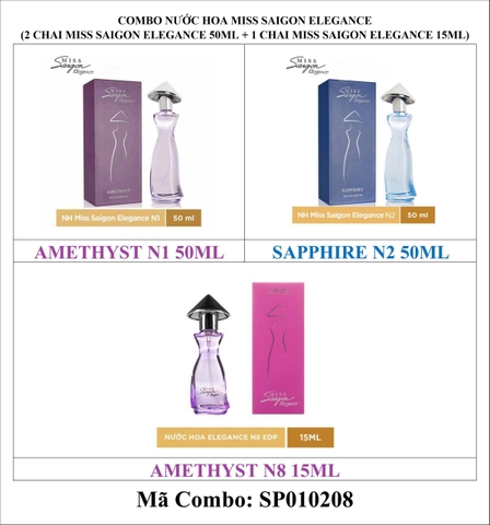 Combo 2 Miss Saigon Elegance 1 Nước Hoa