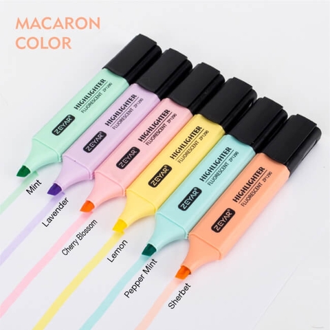 Hộp bút đánh dấu highlight dạ quang 18 màu lựa chọn