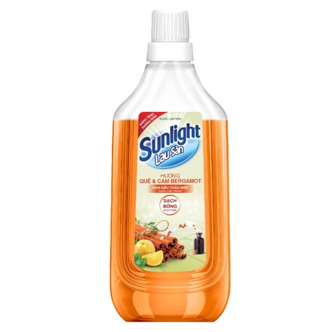 Nước lau sàn Sunlight Tinh dầu thảo mộc Ngăn côn trùng | Chai 900g