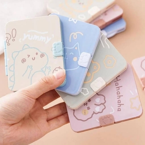Gương Mini Lược Gấp Gọn Bỏ Túi Ví Đi Học Du Lịch