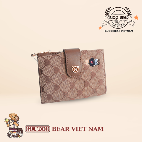 Ví cầm tay da PVC chính hãng GUOO BEAR - GO-2049