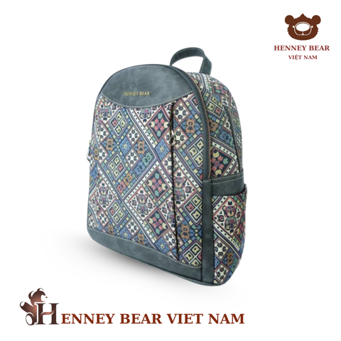 Balo chính hãng HENNEY BEAR - H-1245 VINTAGE CHECK