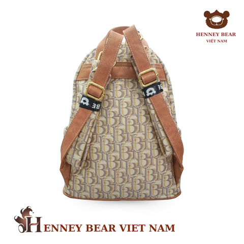 Balo chính hãng HENNEY BEAR - H-008- HB MILK TEA