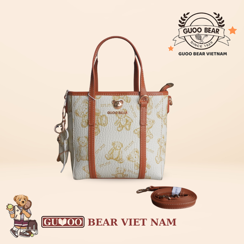 Túi xách da PVC chính hãng GUOO BEAR - GU8025