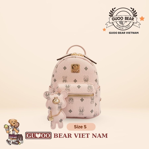 Balo thời trang chính hãng GUOO BEAR - GU1173 Hồng