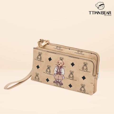 Ví cầm tay đẹp, sang trọng, chính hãng TTWN BEAR - TT2495