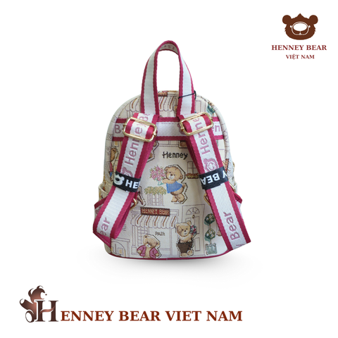 Balo chính hãng HENNEY BEAR - H-133 FLORAL BEAR
