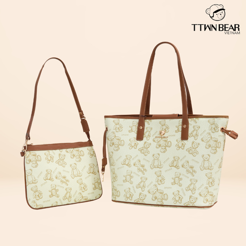Túi Tote da đeo chéo kèm túi nhỏ xinh TTWN BEAR - TN2122