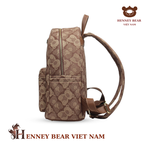 Balo chính hãng HENNEY BEAR - H-008-Shadow Bear Brown
