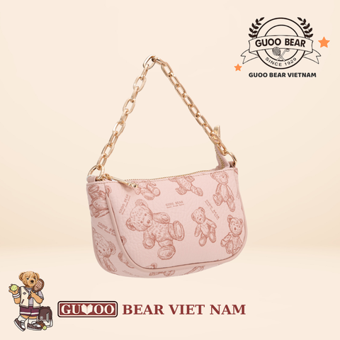 Túi xách da thời trang trẻ trung GUOO BEAR - GO2010