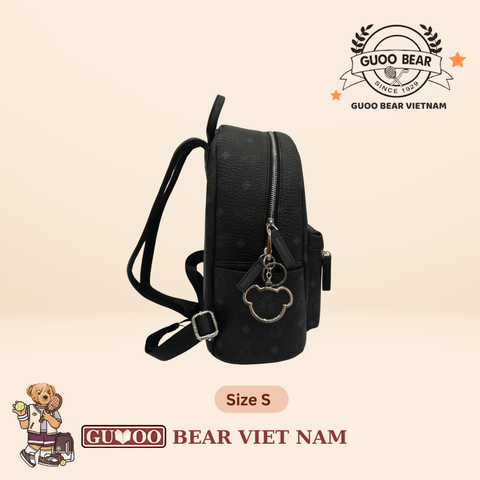 Balo thời trang chính hãng GUOO BEAR - GU1144 màu đen