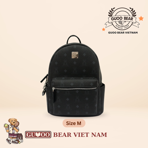 Balo thời trang chính hãng GUOO BEAR - GU1144 màu đen