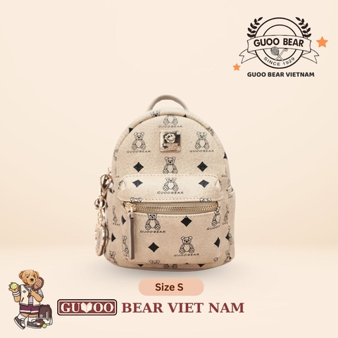Balo thời trang chính hãng GUOO BEAR - GU1144 màu be