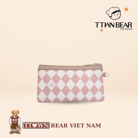 Ví cầm tay nữ họa tiết gấu TTWN BEAR - TT2430