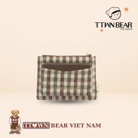 Ví cầm tay họa tiết gấu chính hãng TTWN BEAR - TT2449