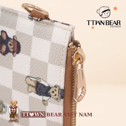 Ví cầm tay nữ đẹp, sang trọng, chính hãng TTWN BEAR - TT2485
