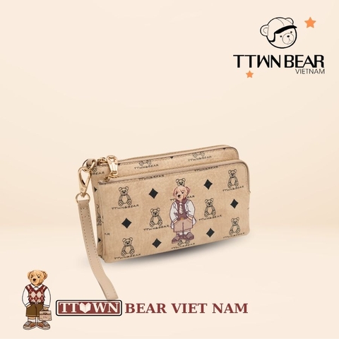 Ví cầm tay đẹp, sang trọng, chính hãng TTWN BEAR - TT2495
