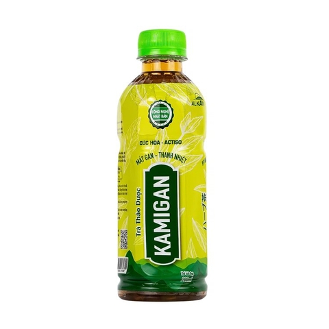 Trà thảo dược Kamigan 290ml thanh nhiệt, lợi tiểu, mát gan